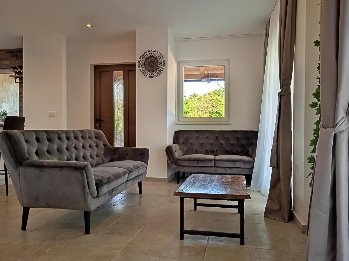 Casa Di Marko-New Modern Rustic House With Pool And Spacious Garden! Privlaka  Zewnętrze zdjęcie